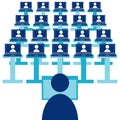 Online education concept Royalty Free Stock Photo