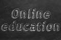 Online education Royalty Free Stock Photo