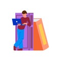 Online Education Icon Royalty Free Stock Photo