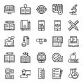 Online Education line Icons Pack