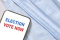 Online election concept