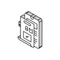 online examination isometric icon vector illustration Royalty Free Stock Photo