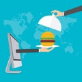 Online Food Delivery, vector