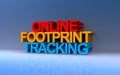 online footprint tracking on blue