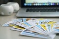 Online forecasting the future with tarot cards