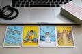 Online forecasting the future with tarot cards