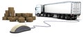 Online freight order tracking