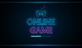 Online game vector abstract technology future interface hud. Royalty Free Stock Photo