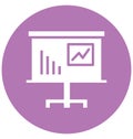 Online Graph Isolated Vector Icon That can be easily Modified or Edited. Royalty Free Stock Photo