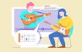 Online guitar course