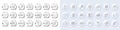 Online help, Cursor and Sleep line icons. For web app, printing. Line icons. Vector
