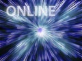 Online illustration Royalty Free Stock Photo