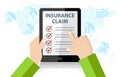 Online Insurance Claim Service. Life, injury, medical, home, car Insurance