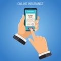 Online Insurance Services Concept Royalty Free Stock Photo