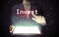 Online invest concept. Royalty Free Stock Photo