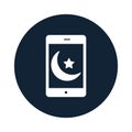 Online islamic calendar Isolated Vector icon which can easily modify or edit