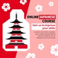 Online Japanese course join and improve skills