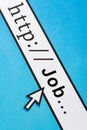 Online Job Searching Royalty Free Stock Photo