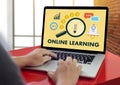 ONLINE LEARNING Connectivity Technology Coaching online Skills T