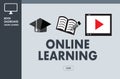 ONLINE LEARNING Connectivity Technology Coaching Skills Teach Di Royalty Free Stock Photo