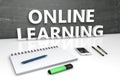 Online Learning Royalty Free Stock Photo