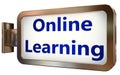 Online Learning on billboard background