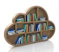 Online library concept Royalty Free Stock Photo