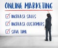 Online Marketing Aims Plan Strategy Concept Royalty Free Stock Photo