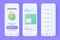 Online messenger unique neomorphic design kit.