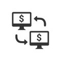 Online Money Transfer Icon