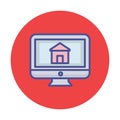 Online mortgage Isolated Vector icon which can easily modify or edit