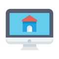 Online mortgage Isolated Vector icon which can easily modify or edit