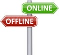 Online and offline