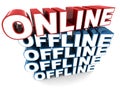 Online and offline