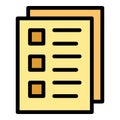 Online paper icon vector flat