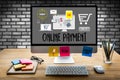Online Payment Add to Cart Online Order Store Buy shop Online Royalty Free Stock Photo
