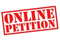 ONLINE PETITION Royalty Free Stock Photo