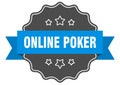 online poker label