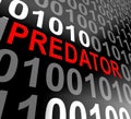 Online Predator Stalking Against Unknown Victim 3d Rendering