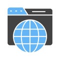 Online presence Icon Image. Royalty Free Stock Photo