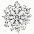 Online Printable Flower Mandala Coloring Pages With Serene And Elegant Designs