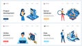Online project development processes, cloud server data security set and tiny people