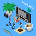 Online Radio Isometric Composition