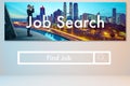 Online recruitment and vacancy layout web page design