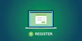 Online registration concept
