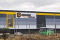 Online retailer company Amazon fulfillment logistics building on March 12, 2017 in Dobroviz, Czech republic