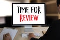 Online Reviews Evaluation time for review Inspection Assessment