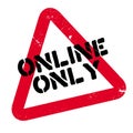 Online Only rubber stamp