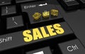 Online sales concept