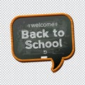 Online school. Back to school e-learning. Template for website and mobile app development. Doodle style vector